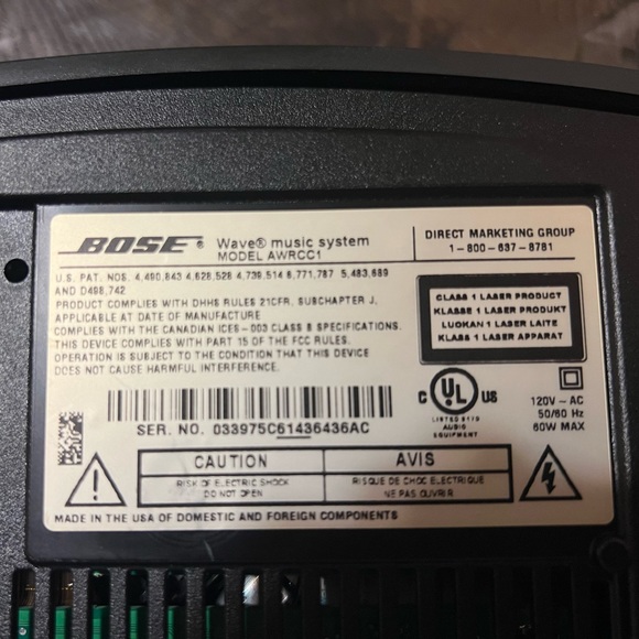 Bose Wave Music System Model AWRCC1 - Picture 5 of 6
